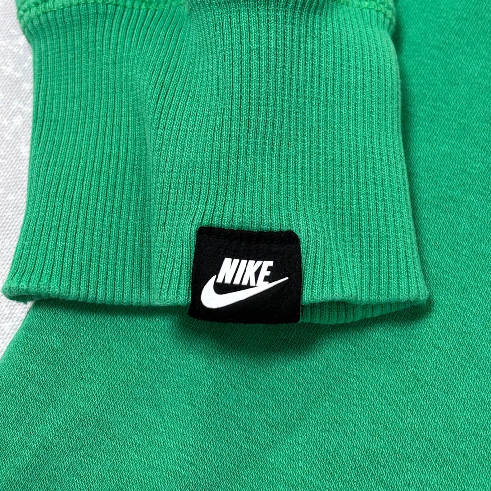 Nike Vintage Mens Green Crew Neck Sweatshirt Big Swoosh Logo Pullover *Flaws - Picture 7 of 14